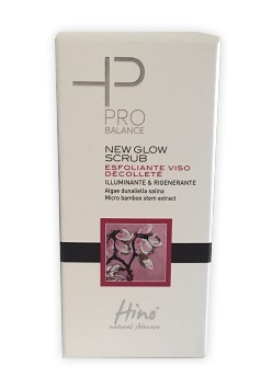HINO NATURAL SKINCARE PRO BALANCE NEW GLOW SCRUB ESFOLIANTE VISO DECOLLETE 50 ML - Farmadillo