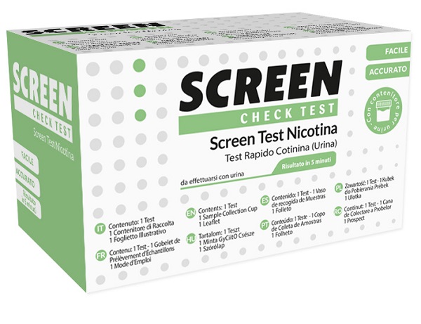 SCREEN TEST NICOTINA/COTININA URINA - Farmadillo