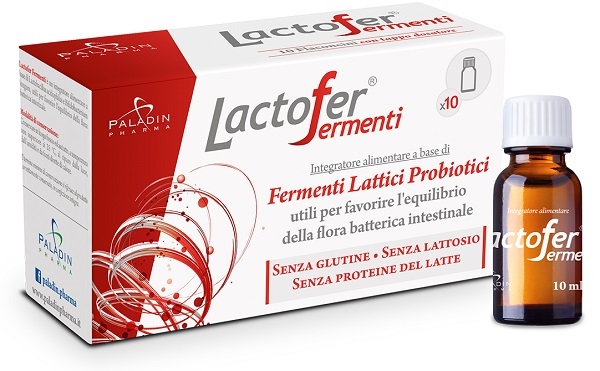LACTOFER FERMENTI 10 FLACONCINI 10 ML - Farmadillo