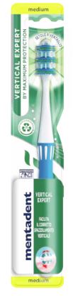 MENTADENT SPAZZOLINO VERTICAL EXPERT DENTI GUANCE - Farmadillo