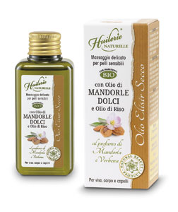 OLIO ELISIR SECCO ALL'OLIO DI MANDORLA E VERBENA - Farmadillo