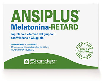ANSIPLUS RETARD MELATONINA 20 COMPRESSE BISTRATO FAST SLOW 955 MG - Farmadillo