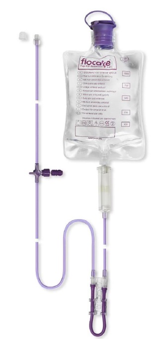 FLOCARE SACCA CON DEFLUSSORE DA 1,3 LITRI PER NUTRIPOMPA INFINITY - Farmadillo