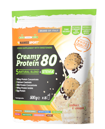 CREAMY PROTEIN 80 COOKIES & CREAM 500 G - Farmadillo