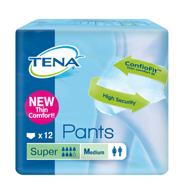 PANNOLONE PULL UP TENA PANTS SUPER TAGLIA MEDIUM 12 PEZZI - Farmadillo