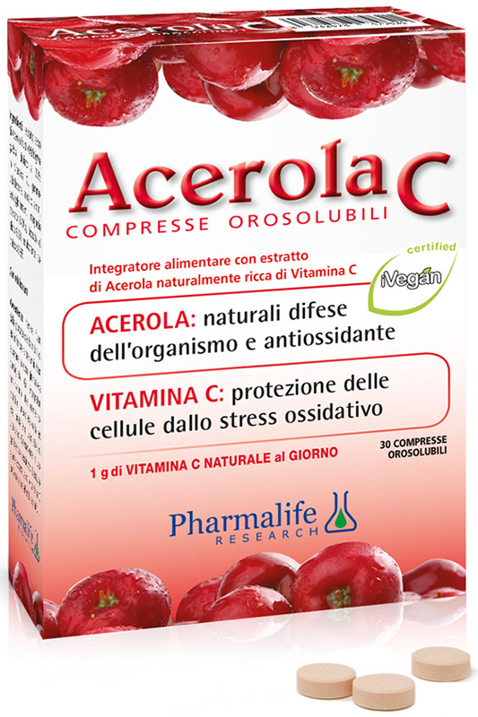 ACEROLA C 30 COMPRESSE OROSOLUBILI - Farmadillo