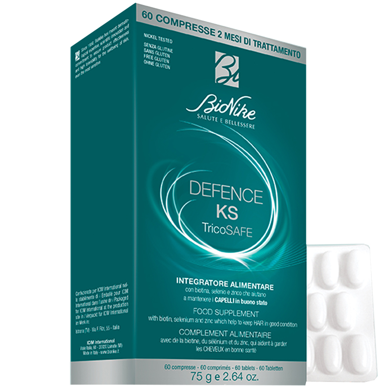 DEFENCE KS TRICOSAFE 60 COMPRESSE - Farmadillo