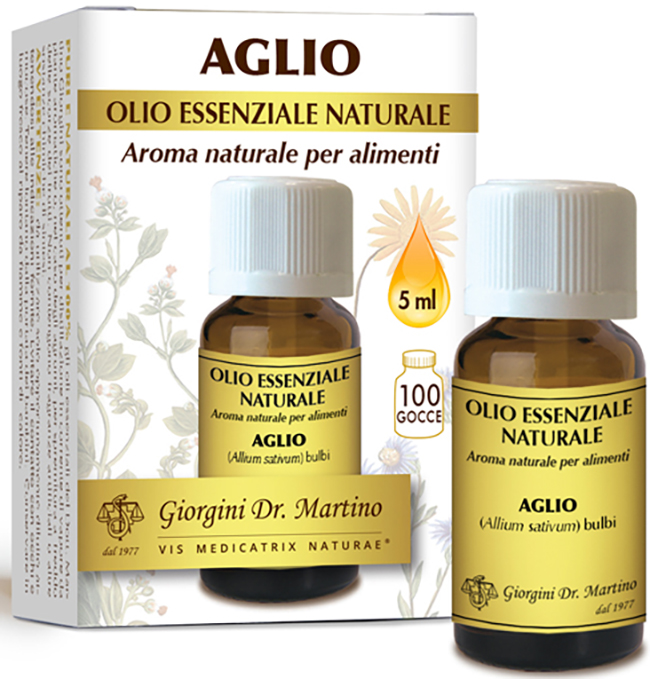 AGLIO OLIO ESSENZIALE NATURALE 5 ML - Farmadillo