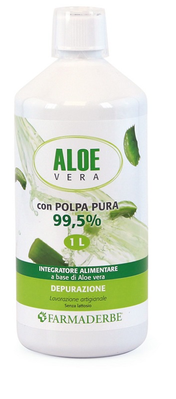 ALOE VERA SUCCO DI ALOE VERA POLPA PURA 1000 ML - Farmadillo