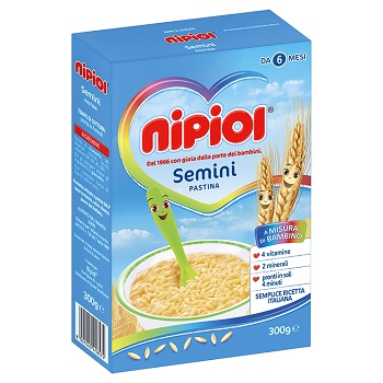 NIPIOL PASTINA SEMINI 300 G - Farmadillo