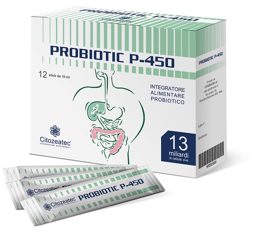 PROBIOTIC P-450 12 STICK MONODOSE 10 ML - Farmadillo