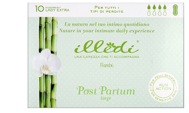 ILLEDI ASSORBENTI LADY EXTRA SENZA ALI POST PARTO TAGLIA LARGE 10 PEZZI - Farmadillo