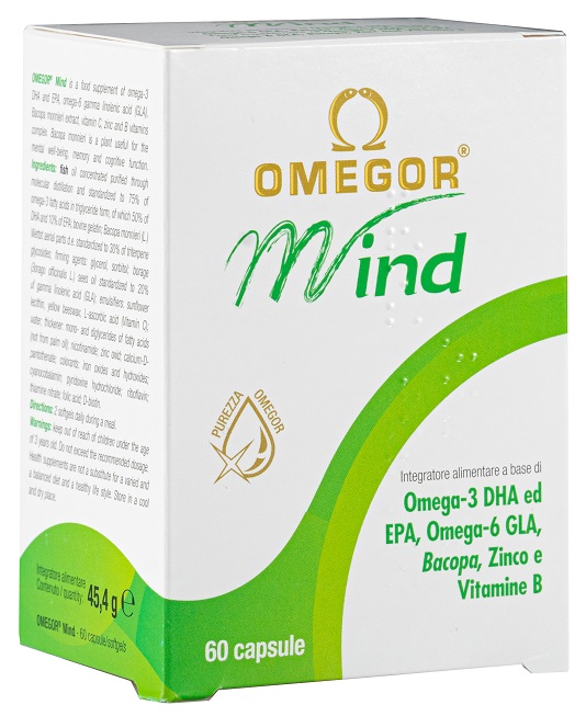 OMEGOR MIND 60 CAPSULE MOLLI - Farmadillo