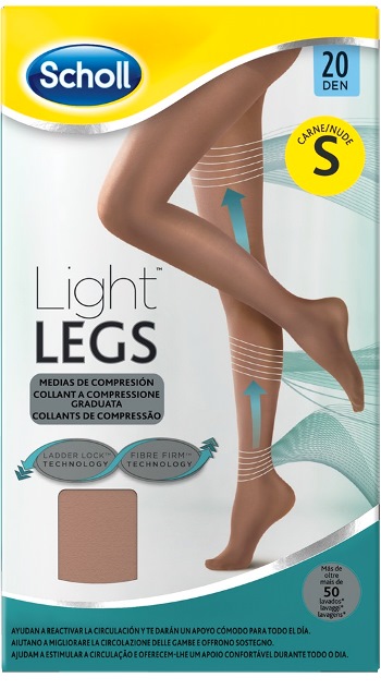 SCHOLL LIGHTLEGS 20 DENARI TAGLIA S COLORE NUDE 1 PAIO - Farmadillo
