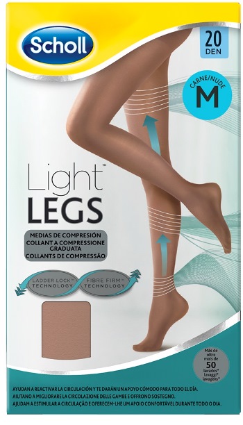 SCHOLL LIGHTLEGS 20 DENARI TAGLIA M COLORE NUDE 1 PAIO - Farmadillo