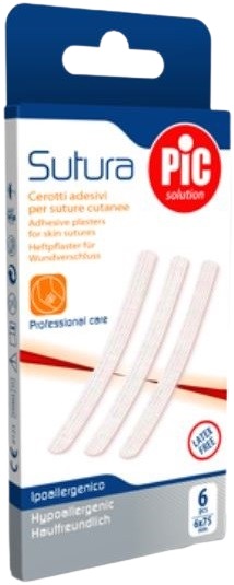 CEROTTO PER SUTURA PIC SOLUTION 12X100 MM 6 PEZZI - Farmadillo