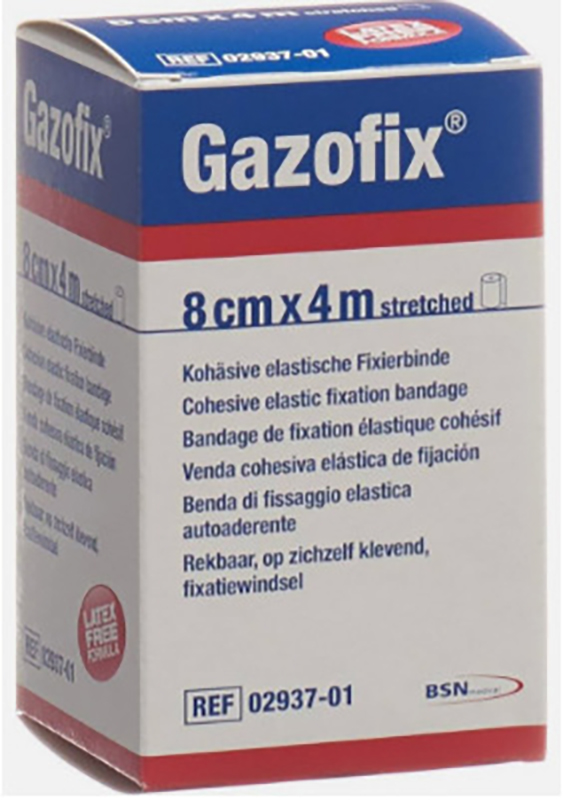 BENDA ELASTICA AUTOADESIVA GAZOFIX 8X400 CM - Farmadillo