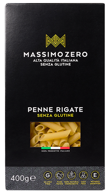 MASSIMO ZERO PENNE RIGATE 400 G - Farmadillo