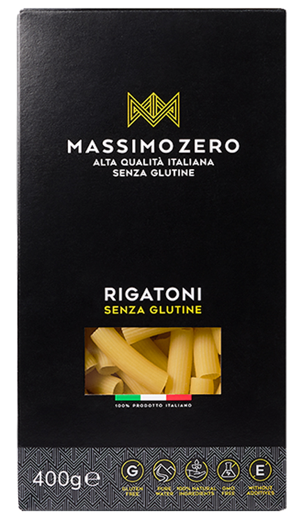 MASSIMO ZERO RIGATONI 400 G - Farmadillo