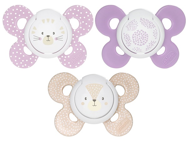 CHICCO SUCCHIETTO COMFORT GIRL IN SILICONE 6-16 MESI 2 PEZZI - Farmadillo