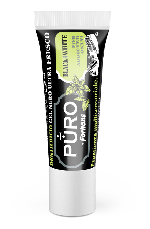 FORHANS BLACK4WHITE DENTIFRICIO 12 ML - Farmadillo