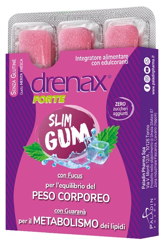 DRENAX SLIM DIMAGRANTE 9 GUM - Farmadillo