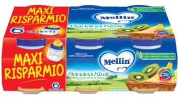 MELLIN OMOGENEIZZATO BANANA KIWI 6 X 100 G - Farmadillo