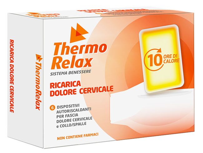 THERMORELAX RICARICA PER FASCIA DOLORE CERVICALE 6 DISPOSITIVI AUTORISCALDANTI - Farmadillo