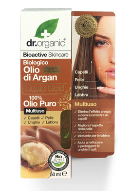 DR ORGANIC ARGAN 100% PURE OIL OLIO PURO 50 G - Farmadillo