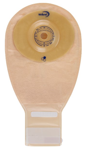SACCA PER ILEOSTOMIA OPACA RITAGLIABILE WELLAND AURUM PROFILE ILEO MIDI DIAMETRO 13-35 MM INIZIO CONVESSITA' 35 MM 10 PEZZI - Farmadillo