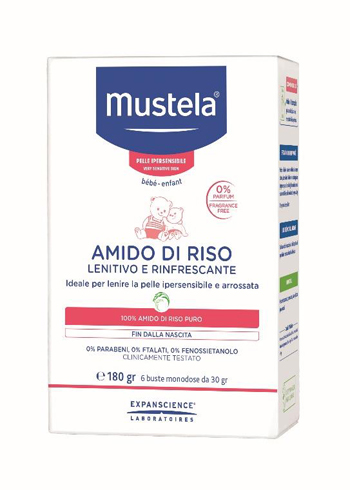 MUSTELA AMIDO DI RISO 180 G - Farmadillo