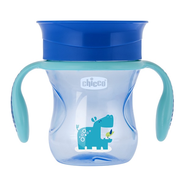 CHICCO TAZZA PERFECT 360 AZZURRA 12 MESI - Farmadillo