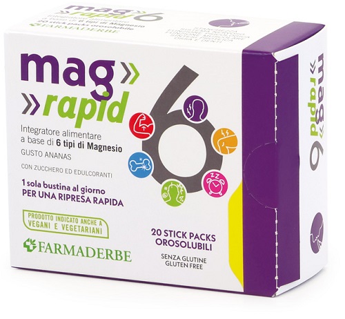 MAG 6 RAPID 20 STICK DA 1,5 G - Farmadillo