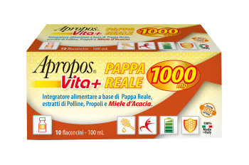APROPOS VITA+ PAPPA REALE 1000MG 10 FLACONCINI DA 10 ML - Farmadillo