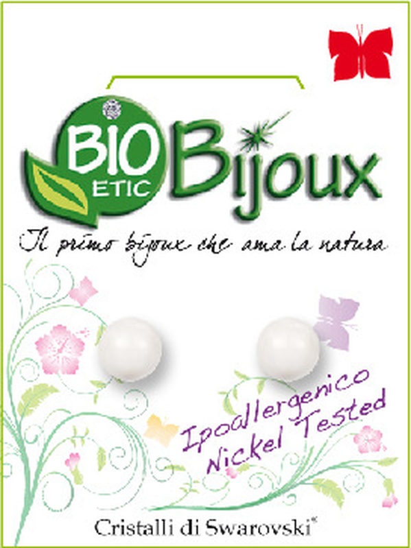 ORECCHINO PERLA WHITE 6 MM - Farmadillo