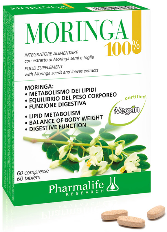 MORINGA 100% 60 COMPRESSE - Farmadillo