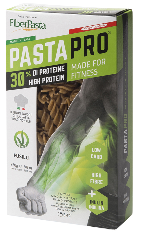 PASTAPRO FUSILLI INTEGRALI 30% PROTEINE 250 G - Farmadillo