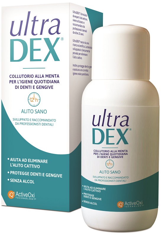 ULTRADEX COLLUTORIO ALITO SANO 250 ML SENZA ALCOOL - Farmadillo