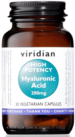VIRIDIAN HYALURONIC ACID HIGH POTENCY 30 CAPSULE VIRIDIAN ACIDO IALURONICO ALTA CONCENTRAZIONE - Farmadillo