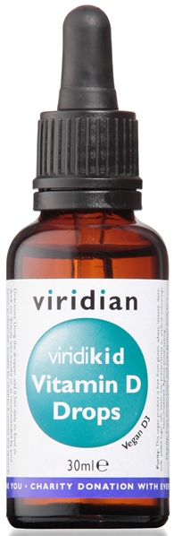 VIRIDIAN VIRIDIKID VITAMIN D3 400UI GOCCE 30ML - Farmadillo