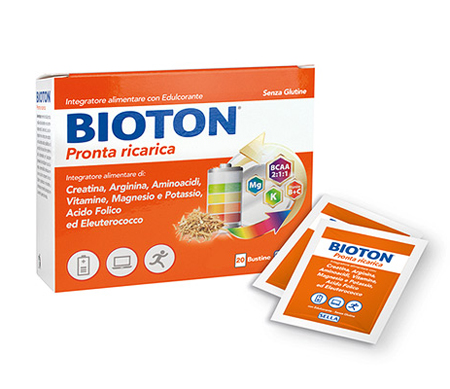 BIOTON PRONTA RICARICA 20 BUSTINE - Farmadillo