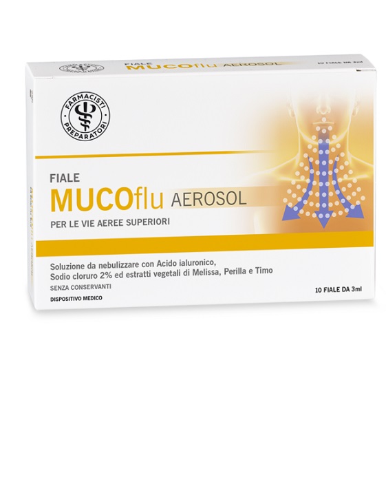 LFP AEROSOL LFP MUCOFLU SOLUZIONE IPERTONICA 10 FIALE MONODOSE DA 3 ML - Farmadillo