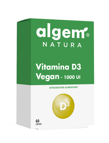 VITAMINA D3 VEGAN 1000 UI 60 CAPSULE - Farmadillo