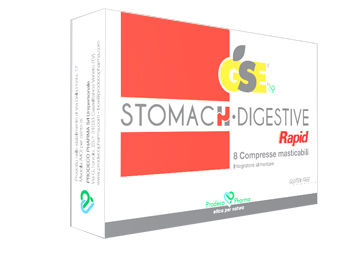 GSE STOMACH DIGESTIVE RAPID 8 COMPRESSE - Farmadillo