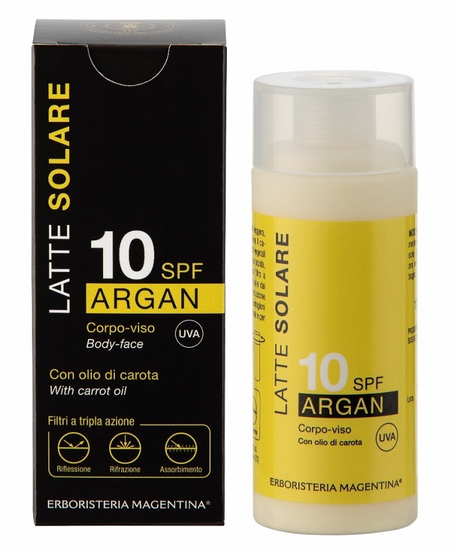SOLARE ARGAN 10SPF 125 ML LATTE - Farmadillo