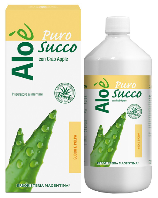 ALOE' ALOE SUCCO E POLPA BIO 1 LITRO - Farmadillo