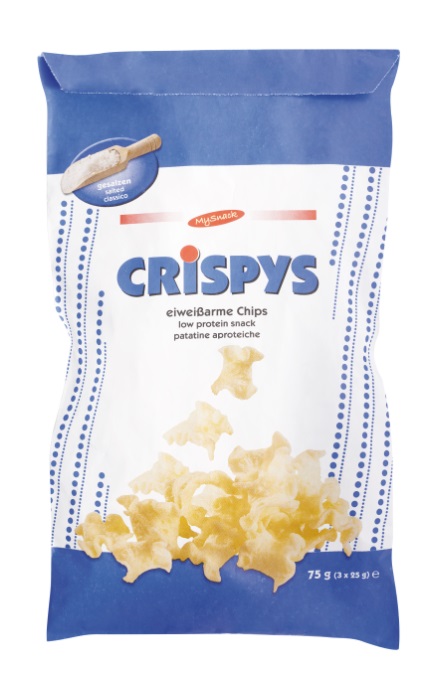 MY SNACK CRISPYS SFOGLIE DI PATATE 3 BUSTE DA 25 G - Farmadillo