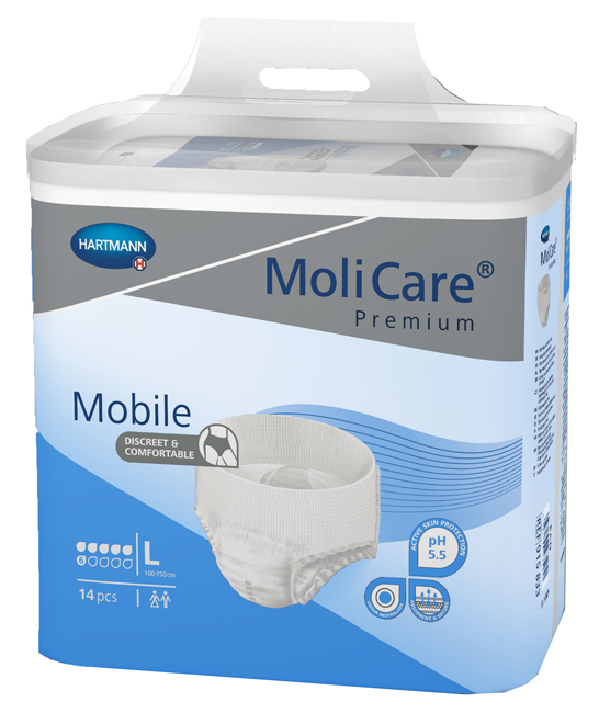 PANNOLINO PULL UP GIORNO MOLICARE MOBILE 6 GOCCE L 14 PEZZI CON IVA AL 22% - Farmadillo