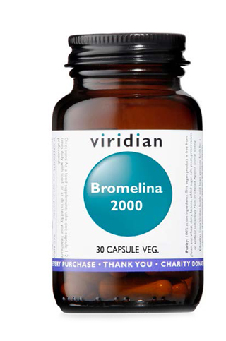 VIRIDIAN BROMELINA 2000 30 CAPSULE - Farmadillo