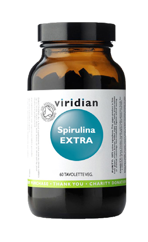 VIRIDIAN SPIRULINA EXTRA 60TAV - Farmadillo